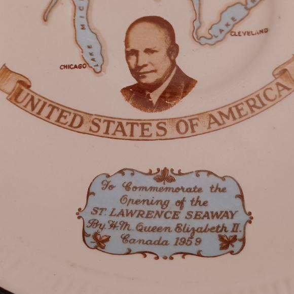 Alfred Meakin St. Lawrence Seaway Queen Elizabeth 1959 Commemorative Teacup - Picture 4 of 7